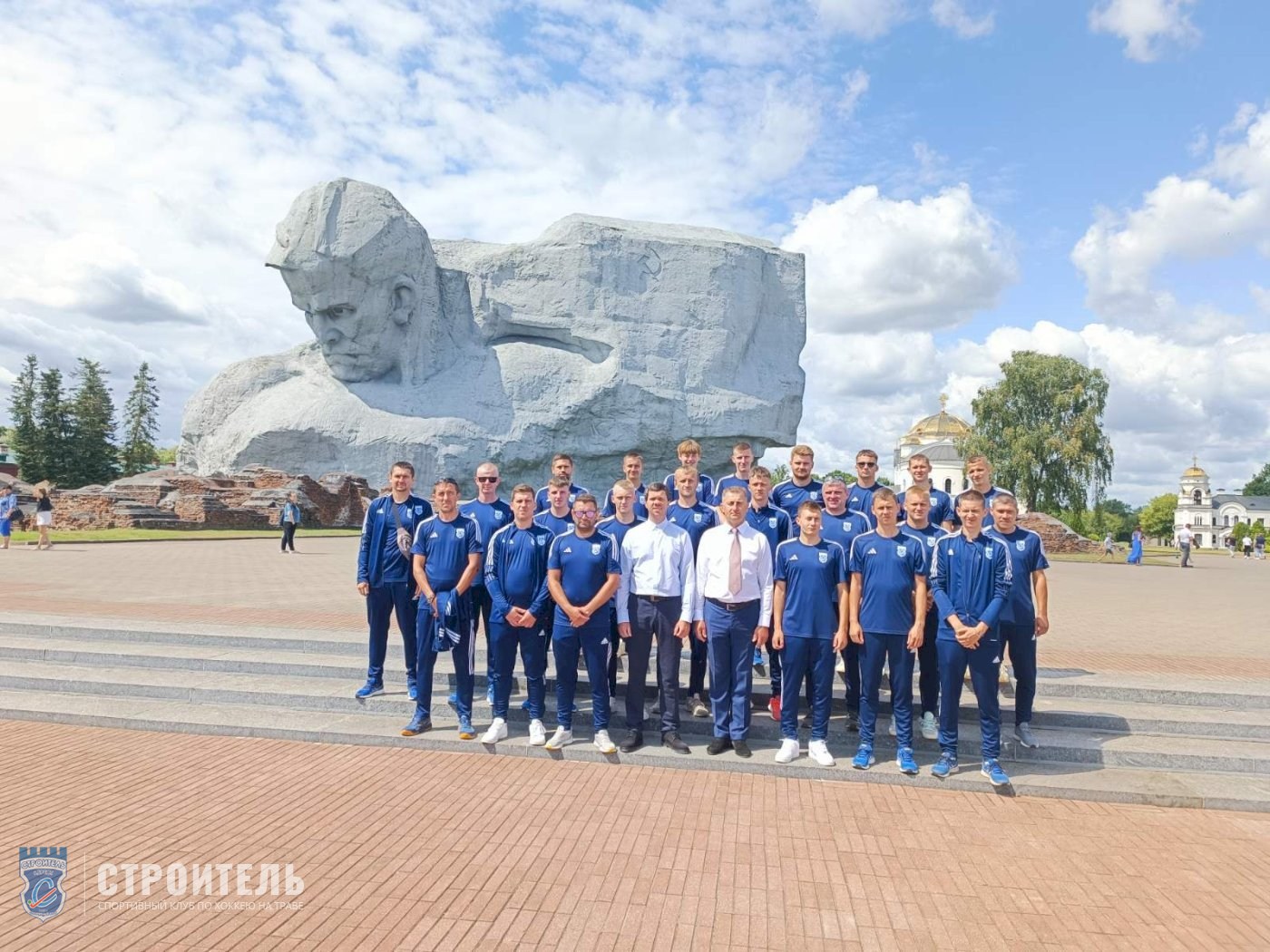 Чествование команды СК Строитель