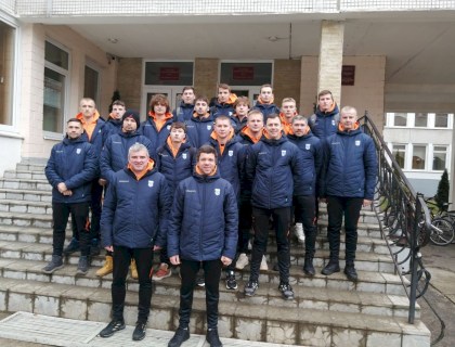 Команда СК Строитель приняла участие в выборах Президента Республики Беларусь 