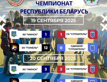 Результаты 2-го тура чемпионата Республики Беларусь 