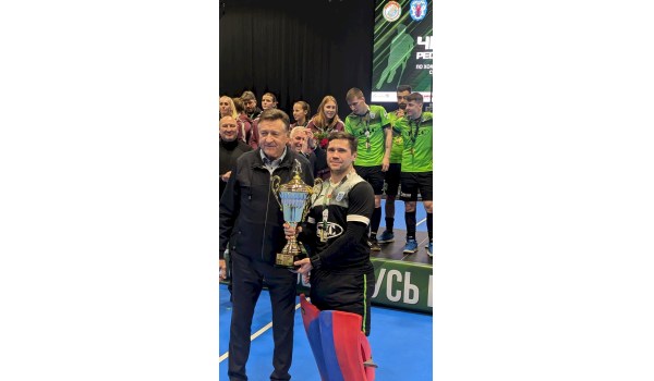 СК Строитель чемпион Республики Беларусь 2026 по индорхоккею.